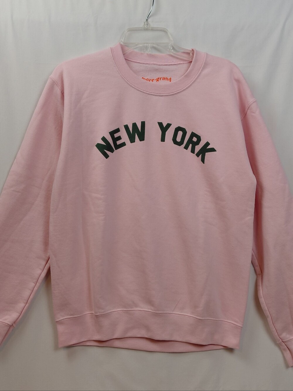 Mure + Grand New York Sweatshirt Size Small Pink Green Soft And‎ Comfy